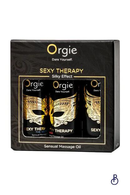 Coffret 3 huiles de massage sensuel Sexy Therapy Collection