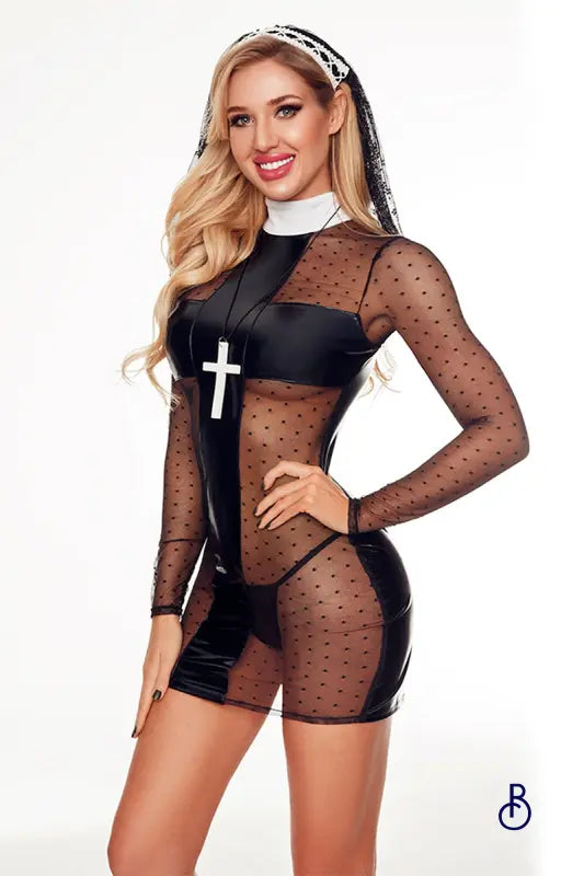 Déguisement sexy de nonne - J Lingerie - Boudoir Nimois