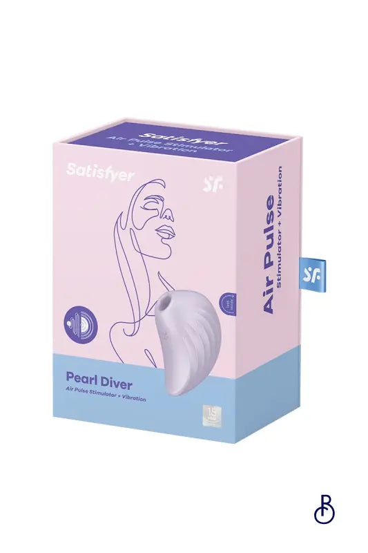 Double Stimulateur Pearl Diver Violet - Boudoir Nimois