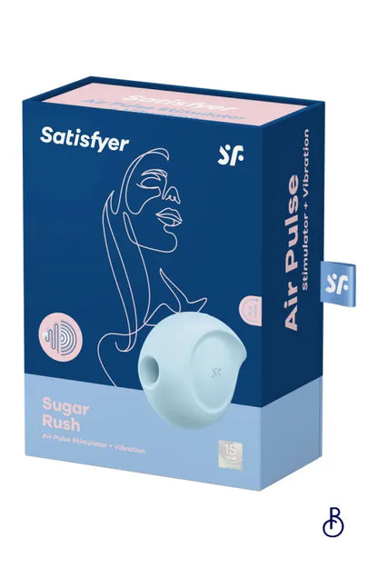 Double stimulateur Sugar Rush bleu - Satisfyer - Boudoir