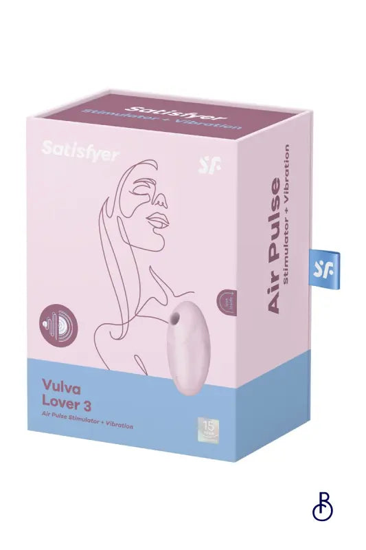 Double stimulateur Vulva lover 3 Rose - Satisfyer - Boudoir