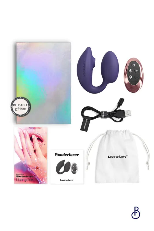Double stimulateur Wonderlover mauve - Love to Love