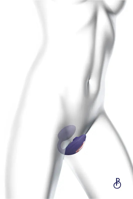 Double stimulateur Wonderlover mauve - Love to Love