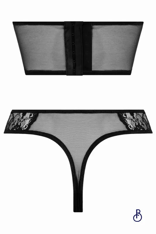 Ensemble bustier et string Tiara - Christine - Boudoir