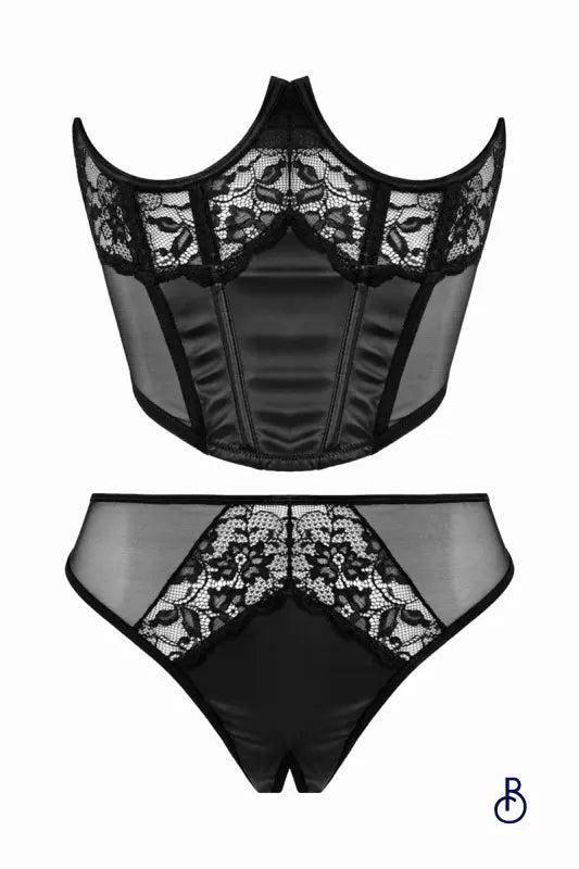 Ensemble bustier et string Tiara - Christine - Boudoir