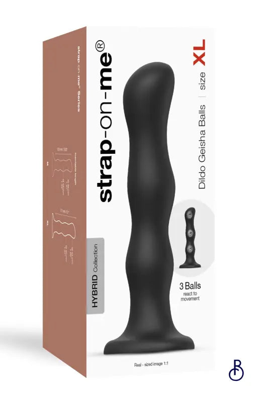 Geisha Dildo XL Noir - Strap-On-Me - Boudoir Nimois