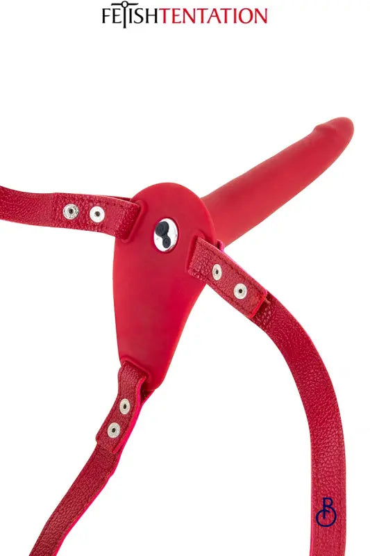 Gode ceinture rouge vibrant Fetish Tentation - Boudoir