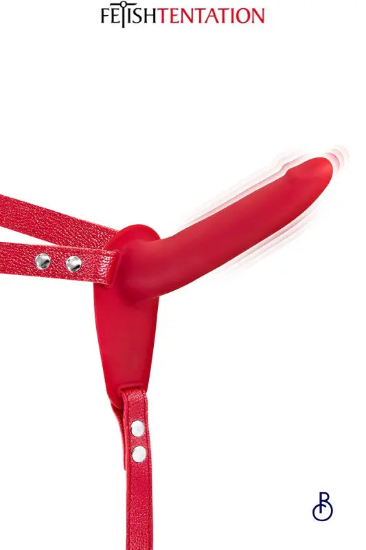 Gode ceinture rouge vibrant Fetish Tentation - Boudoir