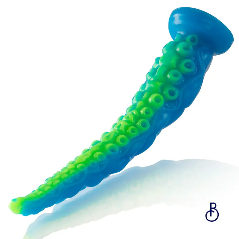 Gode Tentacle Mince Fluorescent Scylla - Grande Taille