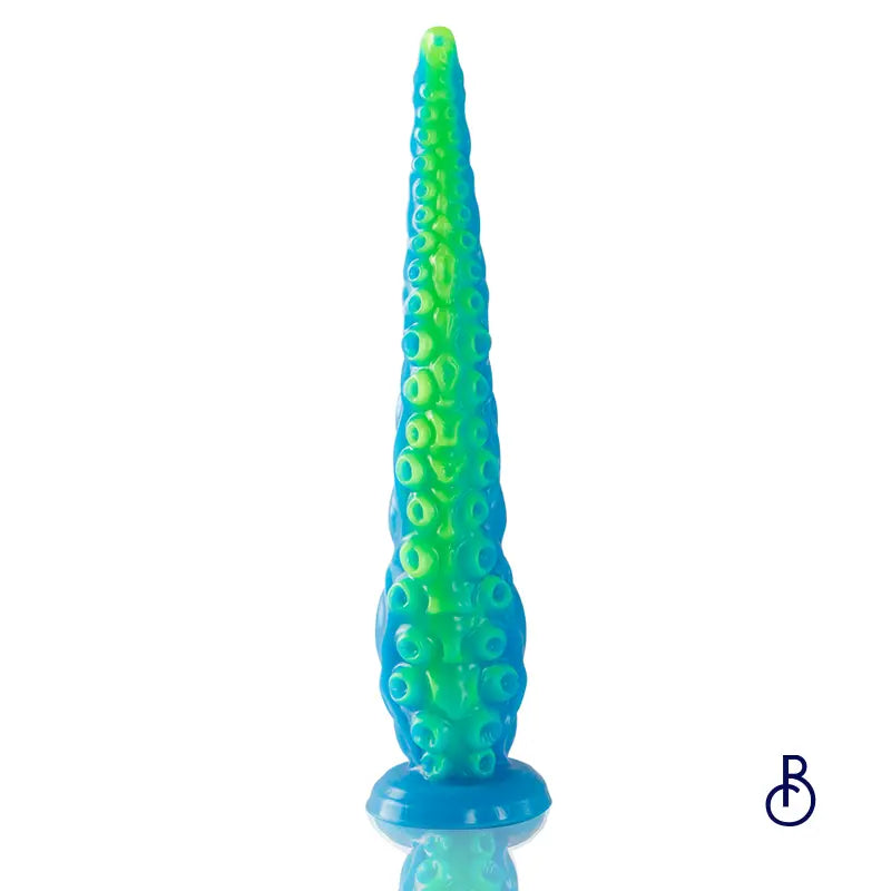 Gode Tentacle Mince Fluorescent Scylla - Grande Taille