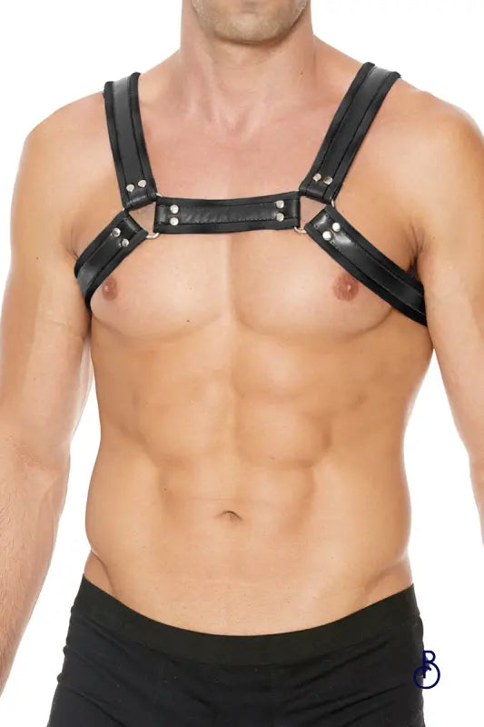 Harnais Buckle Bulldog noir - Ouch! - Boudoir Nimois