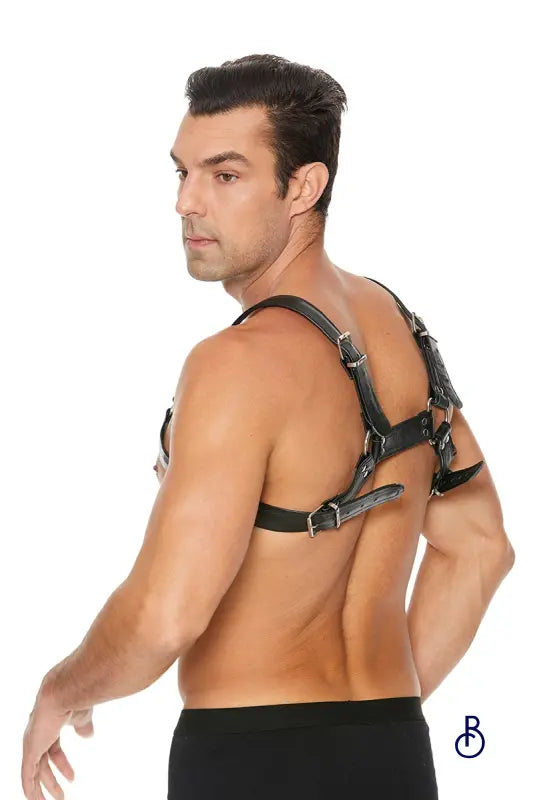 Harnais Buckle Bulldog noir - Ouch! - Boudoir Nimois