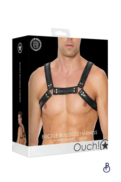Harnais Buckle Bulldog noir - Ouch! - Boudoir Nimois