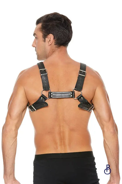 Harnais Buckle Bulldog noir - Ouch! - Boudoir Nimois