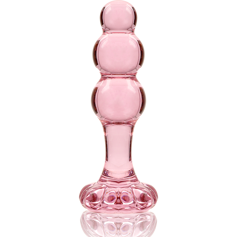 Plug Anal en Verre Rose Modèle 1