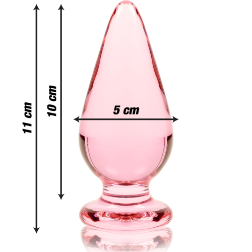 Plug Anal en Verre Rose Modèle 4