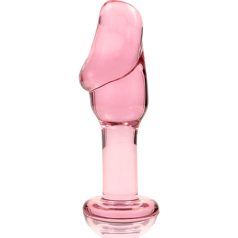 Plug Anal Verre Rose Modèle 6