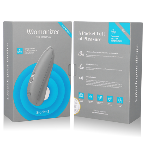 Stimulateur Clitoridien Womanizer Starlet 3 Gris