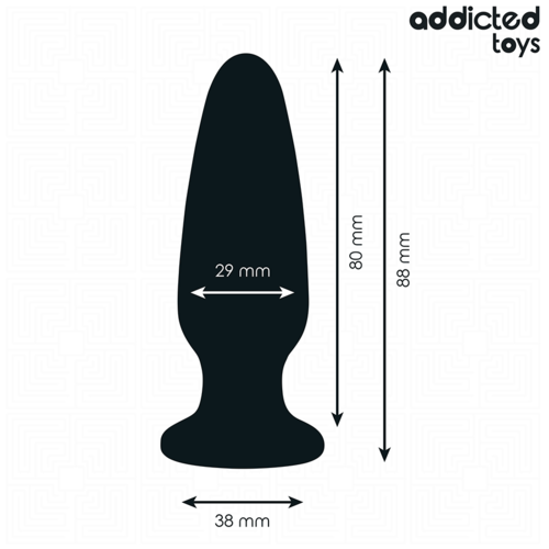 Plug Anal Silicone avec Strass