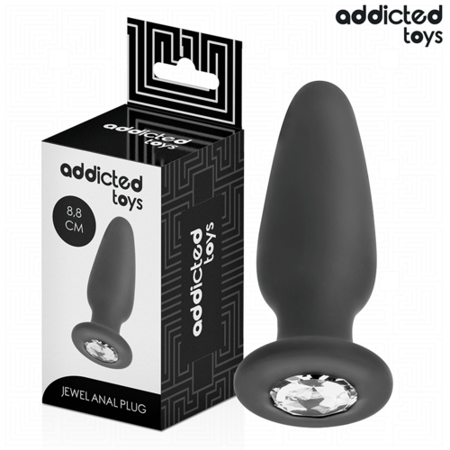 Plug Anal Silicone avec Strass