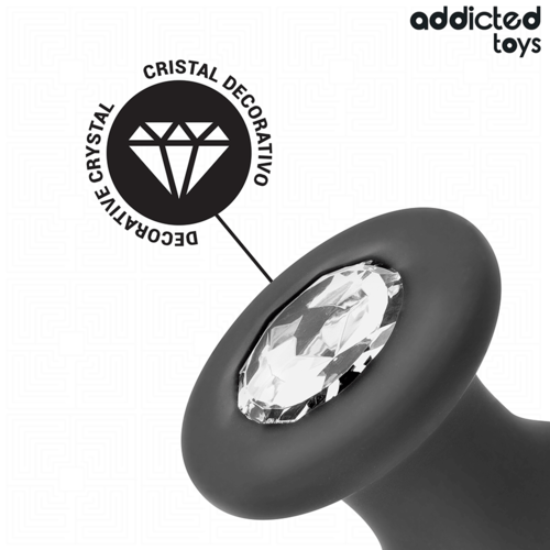 Plug Anal Silicone avec Strass
