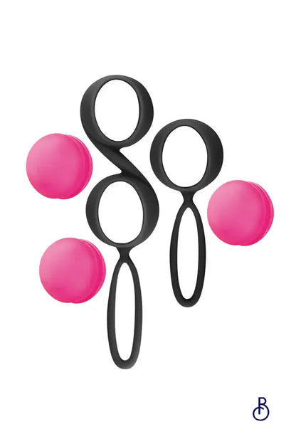 Kit 2 boules de Geisha Yoba noir - Boudoir Nimois