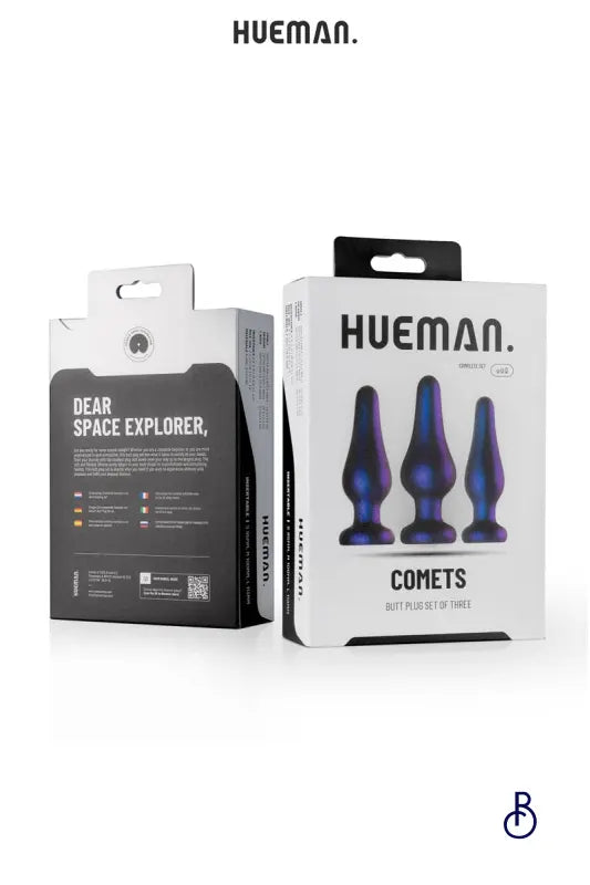 Kit 3 plugs anal Comet - Hueman - Boudoir Nimois