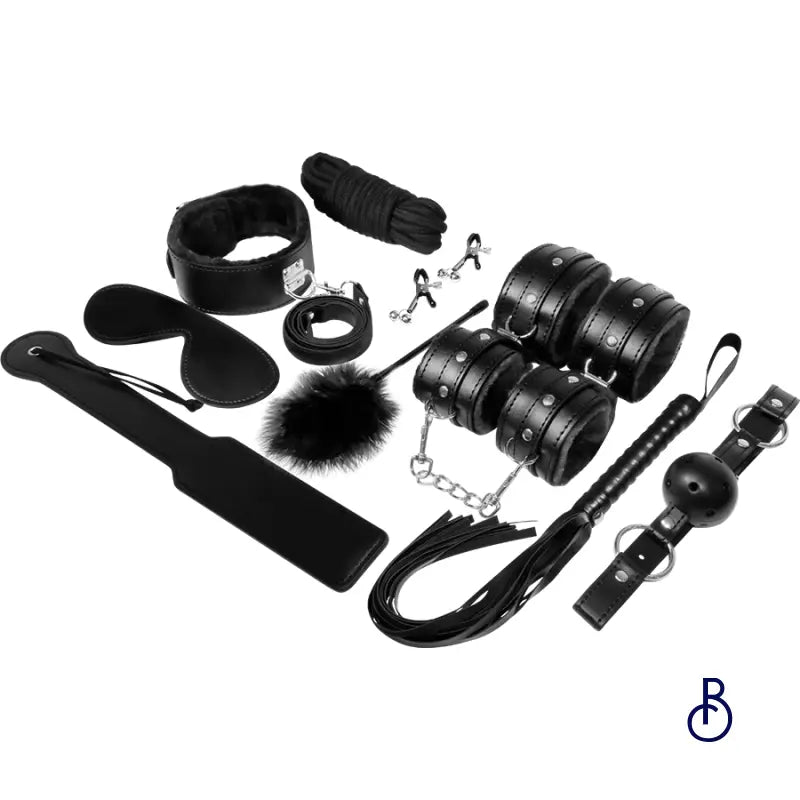 Kit Bdsm Fétish Noir - Boudoir Nimois