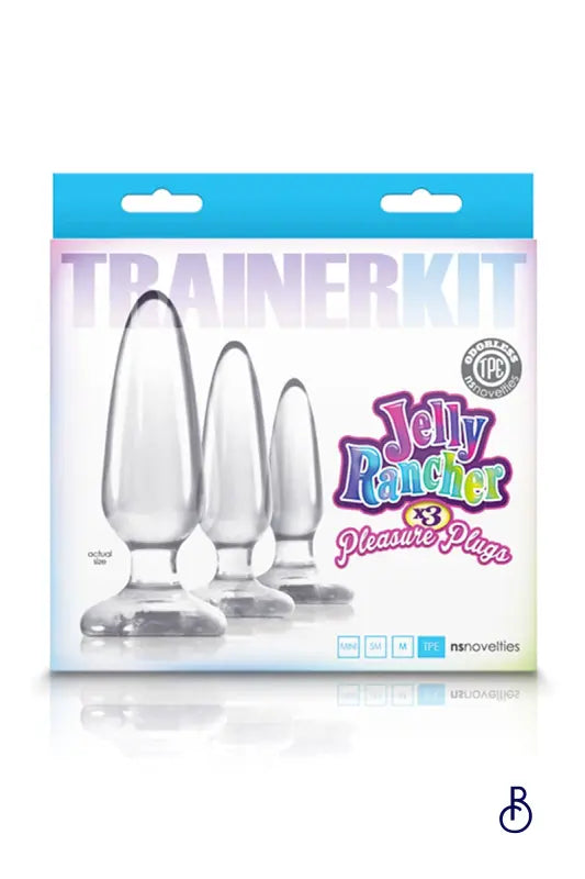 Kit d’entrainement anal Jelly Rancher Transparent - Boudoir