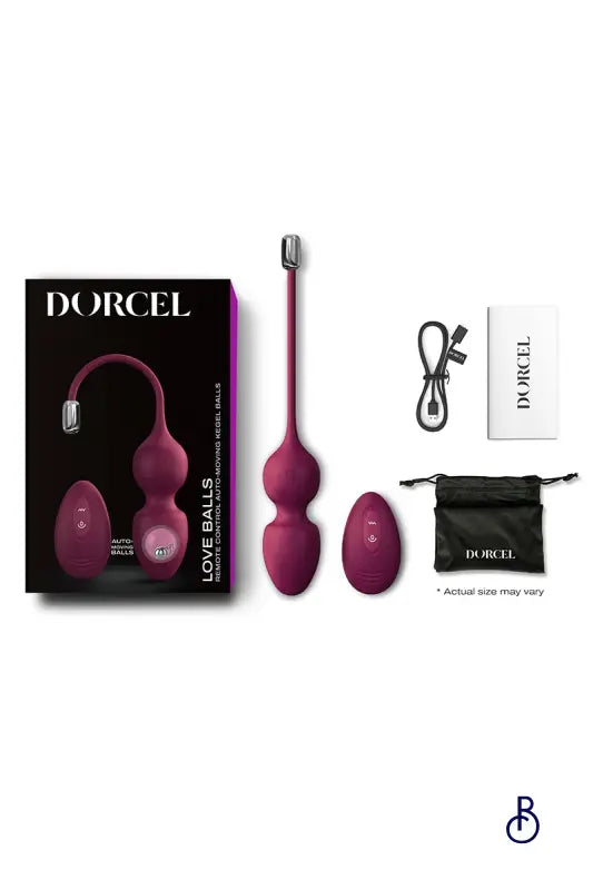 Love balls télécommandées bordeaux - Dorcel - Boudoir Nimois