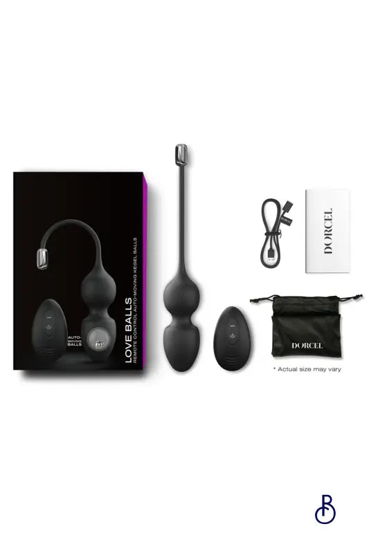 Love balls télécommandées noires - Dorcel - Boudoir Nimois