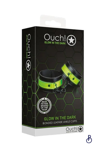 Menottes chevilles phosphorescentes - Ouch - Boudoir Nimois
