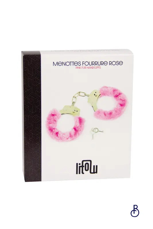 Menottes fourrure rose - Litolu - Boudoir Nimois