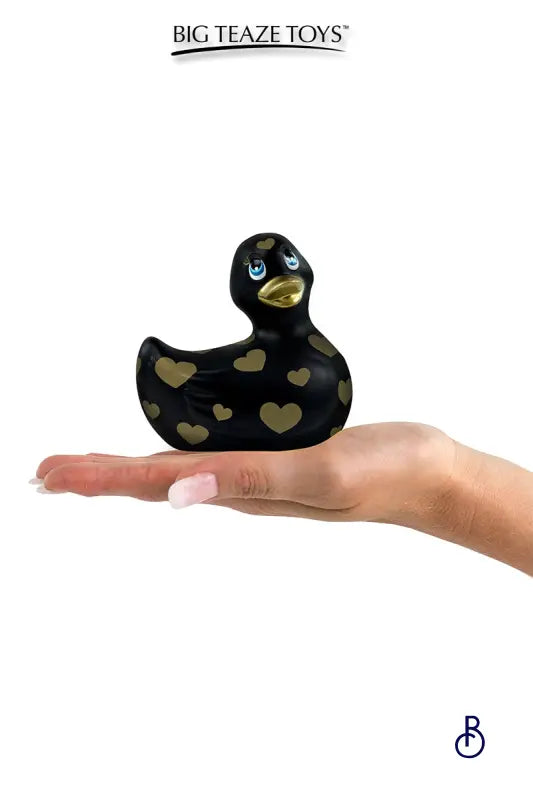 Mini Canard Vibrant Noir et Or - Boudoir Nimois