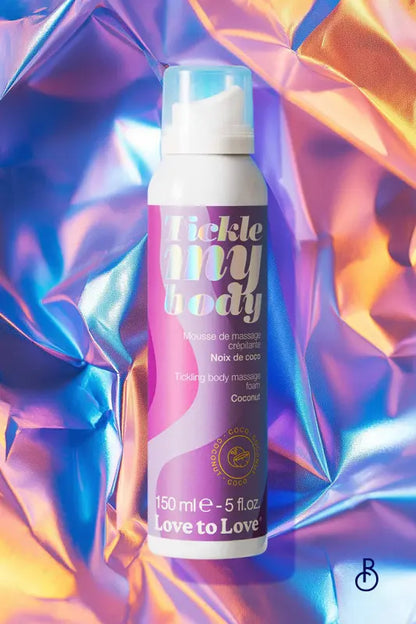 Mousse massage crépitante saveur Coco - Boudoir Nimois