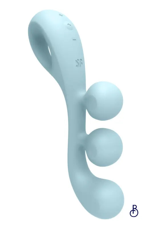 Multi-vibromasseur Tri Ball 2 bleu - Satisfyer - Boudoir