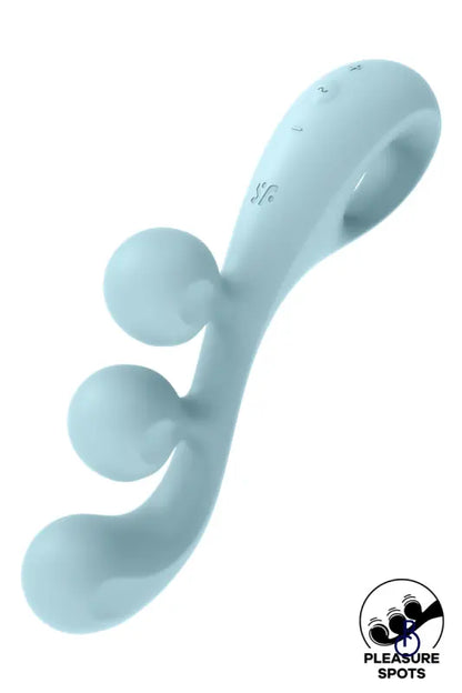 Multi-vibromasseur Tri Ball 2 bleu - Satisfyer - Boudoir