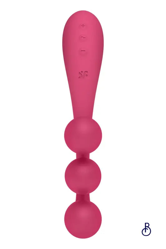 Multi-Vibromasseur Tri Ball Rouge - Boudoir Nimois