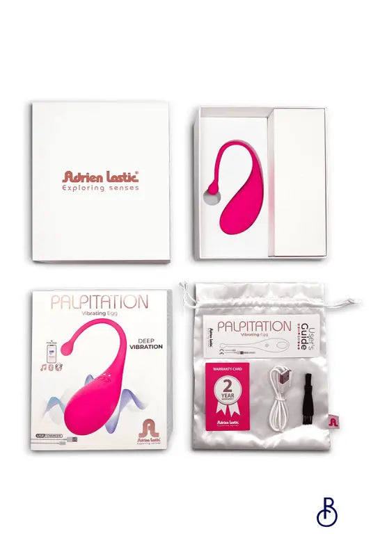Oeuf vibrant connecté Palpitation rose - Adrien Lastic