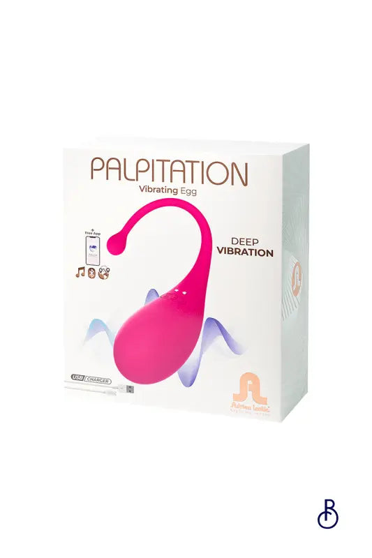 Oeuf vibrant connecté Palpitation rose - Adrien Lastic