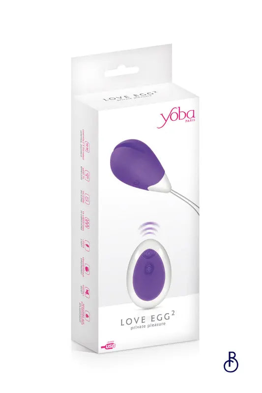 Oeuf Vibrant Love Egg 2 Violet - Boudoir Nimois