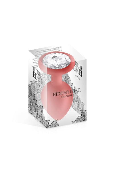 Plug anal bijou silicone rouge L – Hidden Eden