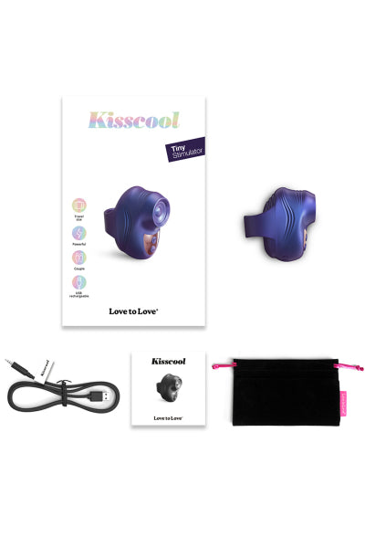 Stimulateur clitoridien Kisscool violet Love to Love