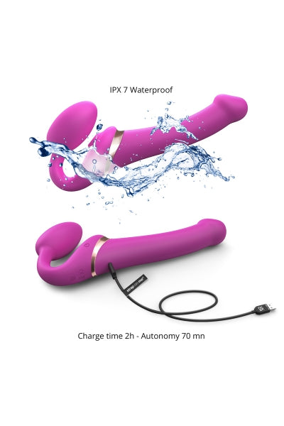 Gode ceinture Multi Orgasm fuchsia S Strap-On-Me