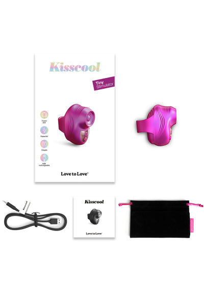 Stimulateur clitoridien Kisscool fuchsia Love to Love