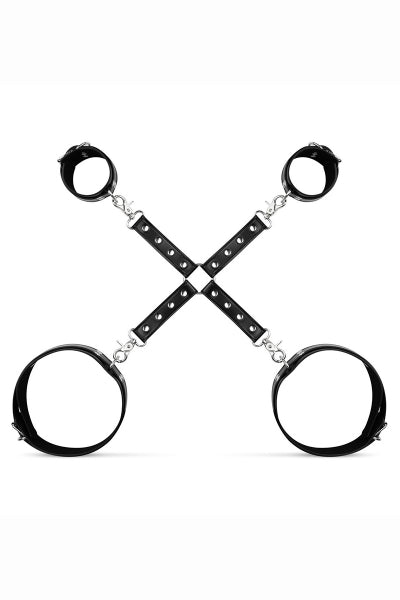 BDSM-Set: Handschellen und Hogtie-Kreuz