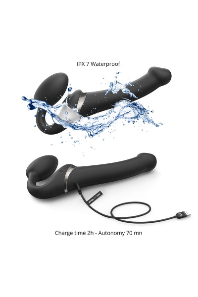Gode ceinture Multi Orgasm noir L Strap-On-Me