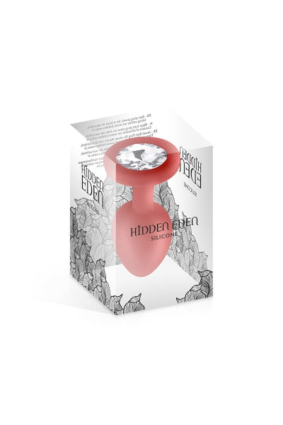 Plug anal bijou silicone rouge S – Hidden Eden