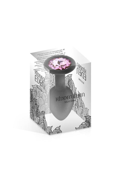 Plug anal bijou en silicone noir S – Hidden Eden