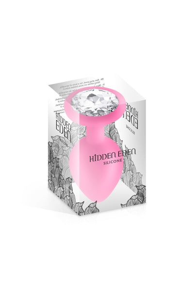 Plug anal bijou silicone rose L – Hidden Eden